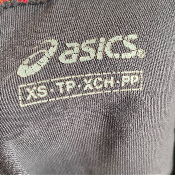 Asics Gray Pink And Orange Running Shorts - Picture 3 of 8